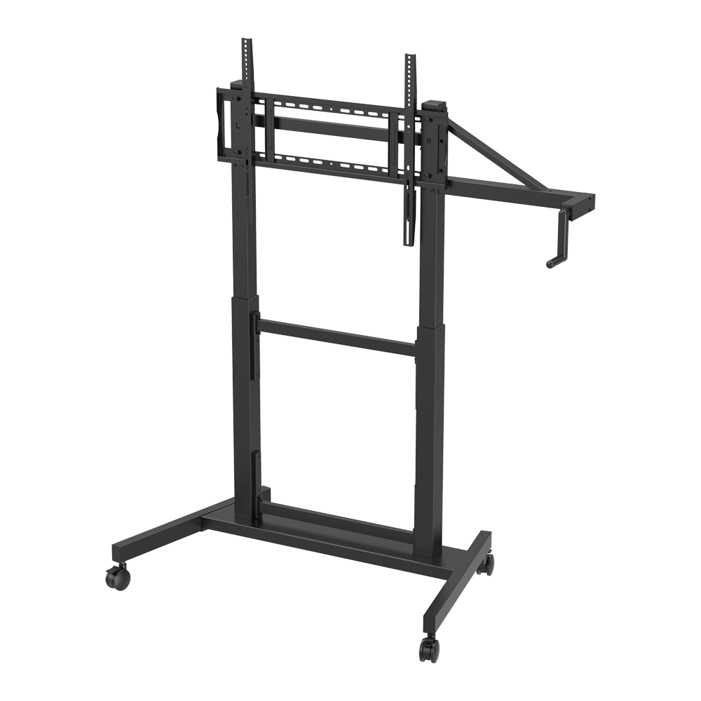 Soporte de ruedas - Peso soportado 120 Kg - VESA 800x600 mm - Altura ajustable con manivela Iboard-IB-IBD-ST011-WHEELS