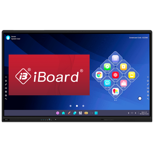 [IB-TE-MP-75E1-V3] Monitor interactivo 75" - Resolución 4K - Android 14 - Procesador Quad-Core - 8 GB RAM y 128 GB ROM -… Iboard-IB-TE-MP-75E1-V3