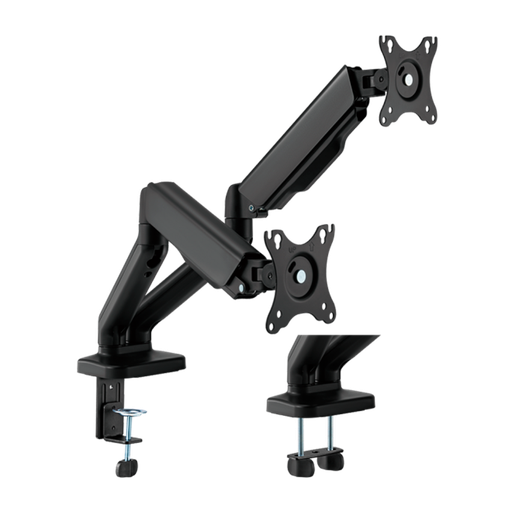 [LDT46-C024E] Brazo para dos monitores - Instalación en mesa - Peso soportado 9 Kg/Brazo Brateck Lumi-LDT46-C024E