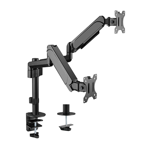 [LDT48-C024] Brazo para dos monitores - Instalación en mesa - Peso soportado 9 Kg/Brazo Brateck Lumi-LDT48-C024
