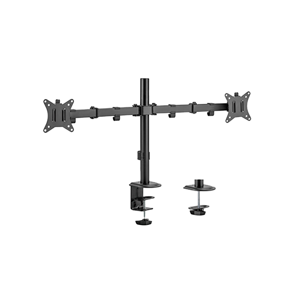 Brazo para dos monitores - Instalación en mesa - Peso soportado 9 Kg/Brazo Brateck Lumi-LDT66-C024