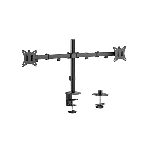 [LDT66-C024] Brazo para dos monitores - Instalación en mesa - Peso soportado 9 Kg/Brazo Brateck Lumi-LDT66-C024