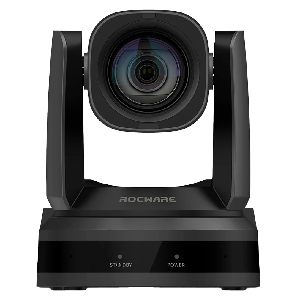 Cámara PTZ - Resolución Full HD (1920x1080) - Ángulo de visión 72.5º - Zoom óptico 12X - Encuadre automático… Rocware-ROC-RC821U
