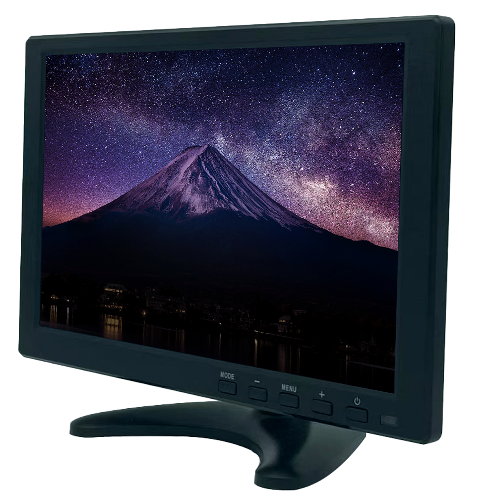 Monitor 10" - Resolución WXGA - Refresco 60 Hz - Contraste 800:1 - Tiempo de respuesta 12 ms - BNC - CVBS Safire-SF-MNT10BNC-V2