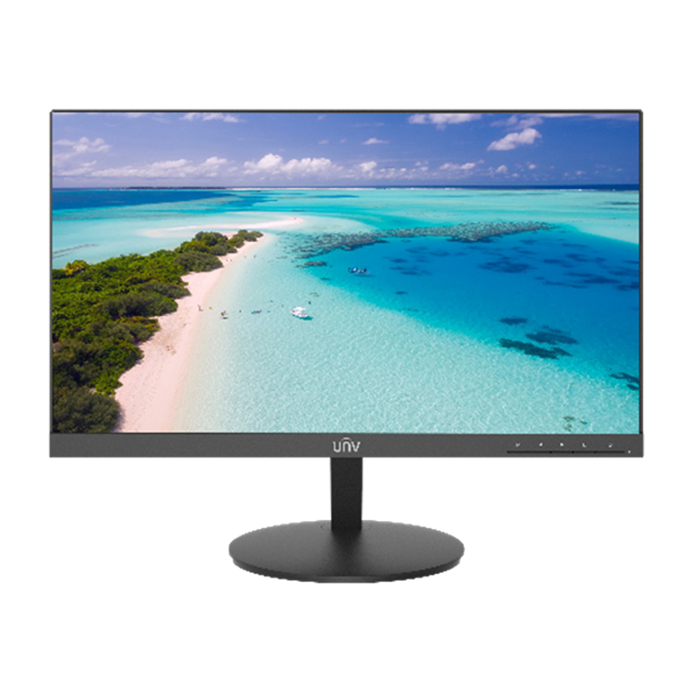 Monitor 22" - Resolución FHD - Refresco 60/100 Hz - Contraste 3.000:1 - Tiempo de respuesta 20 ms Uniview-UV-MW-LC22-P2