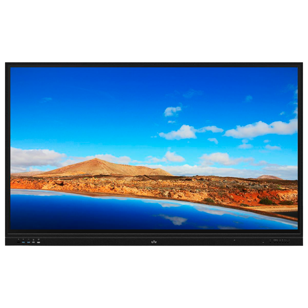 Uniview - Pantalla LED Interactiva 65" - Resolución 4K - SO Android 11.0 - Pantalla táctil Uniview-UV-MW3565-T-S