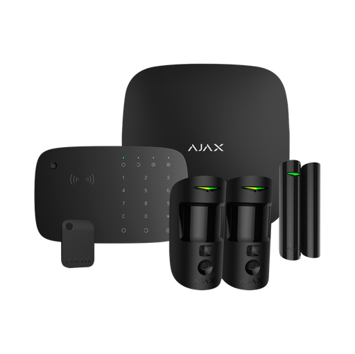 [AJ-HUB2KIT-DP-PRO-KPD-B] Kit de alarma profesional AJAX con KeyPad Combi - AJ-HUB2KIT-DP-PRO-KPD-B
