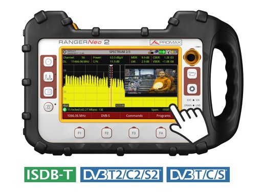 [RANGERNeo 2] RANGERNeo 2 · Medidor de campo TV y satélite PROMAX profesional con IPTV