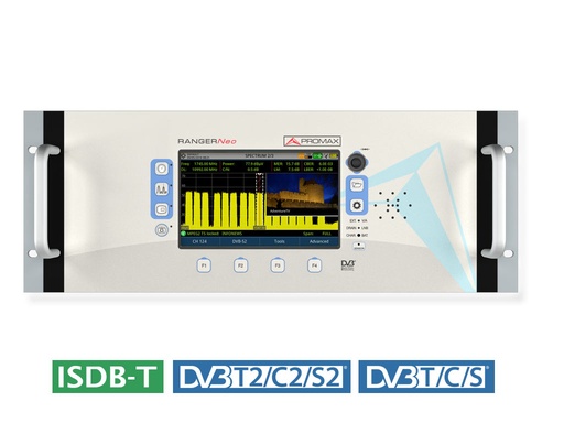 [RANGERNeo Lite Rack] RANGERNeo Lite Rack · Medidor de campo TV y satélite PROMAX para rack de 19"