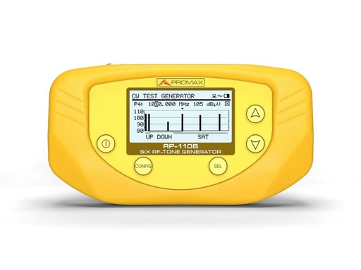 [RP-110B] RP-110B · Generador calibrado de 6 pilotos CATV y FI PROMAX para ICT