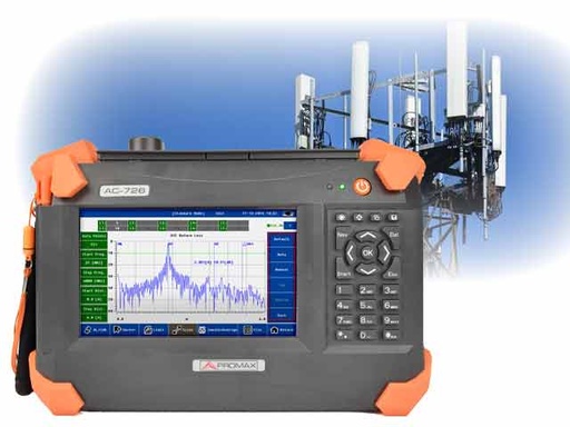 [AC-726] AC-726 · Analizador de cables y antenas de RF hasta 4 GHz PROMAX