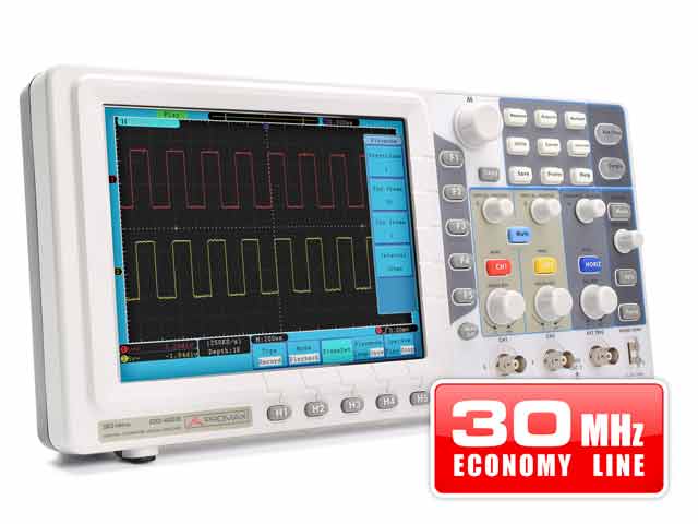 OD-603 · Osciloscopio digital 30 MHz 2 canales PROMAX