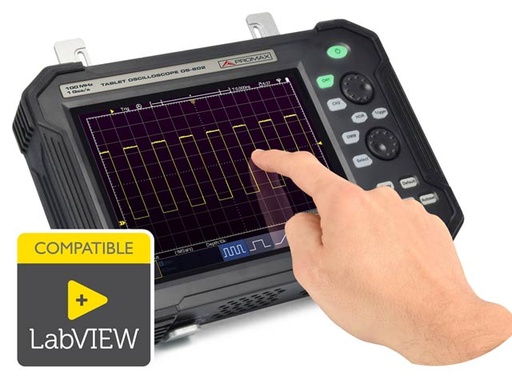 [OS-802B] OS-802B · Osciloscopio portátil 100 MHz tipo tablet PROMAX
