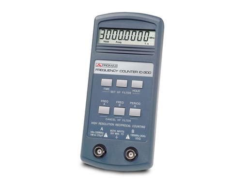 [IC-300] IC-300 · Frecuencímetro digital portátil 3 GHz PROMAX