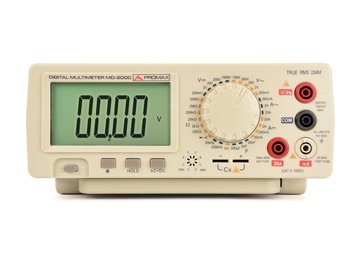 [MD-200C] MD-200C · Multímetro digital de sobremesa PROMAX
