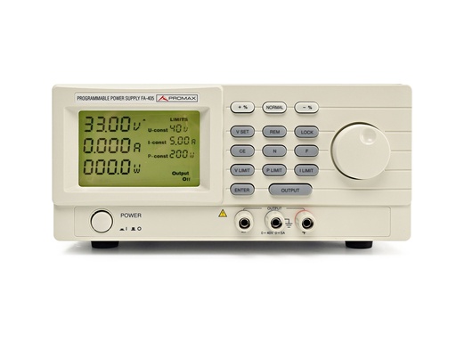 [FA-405] FA-405 · Fuente de alimentación programable 0–40 V / 5 A PROMAX