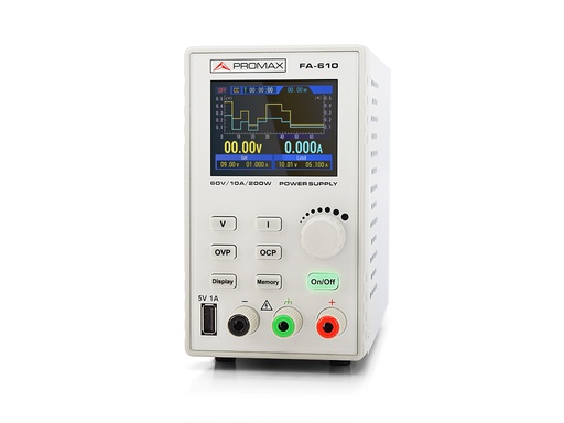 [FA-610] FA-610 · Fuente de alimentación programable de 200 W PROMAX
