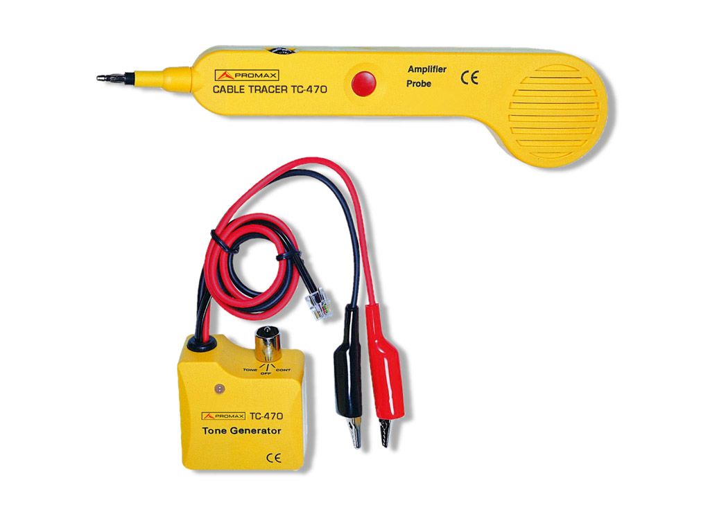 TC-470 · Trazador de cableado PROMAX con generador de tonos