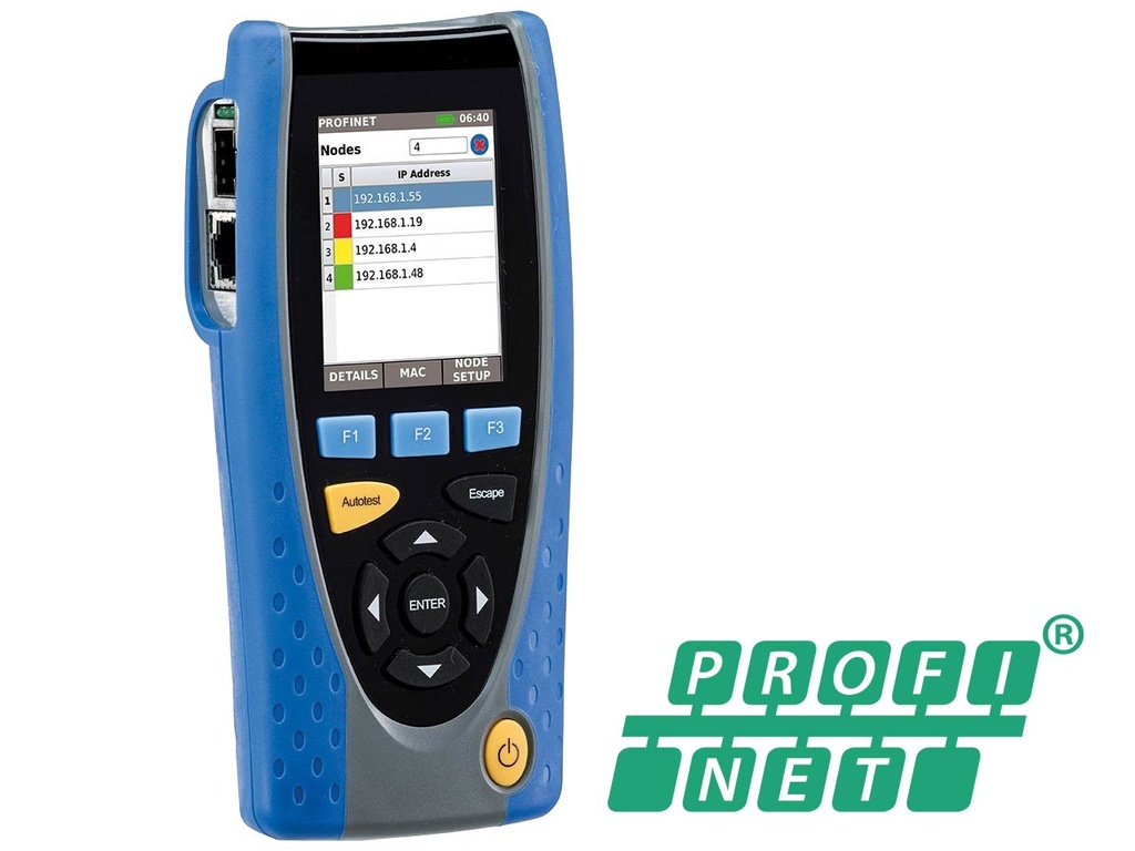 IC-081C · Verificador de Ethernet industrial PROFINET PROMAX