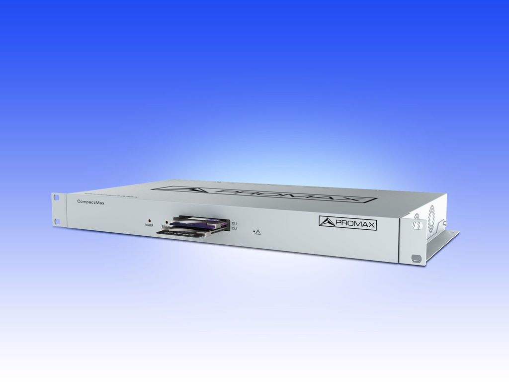 COMPACTMAX-4 · Transmodulador DVB-S/S2 a ISDB-T PROMAX con Common Interface