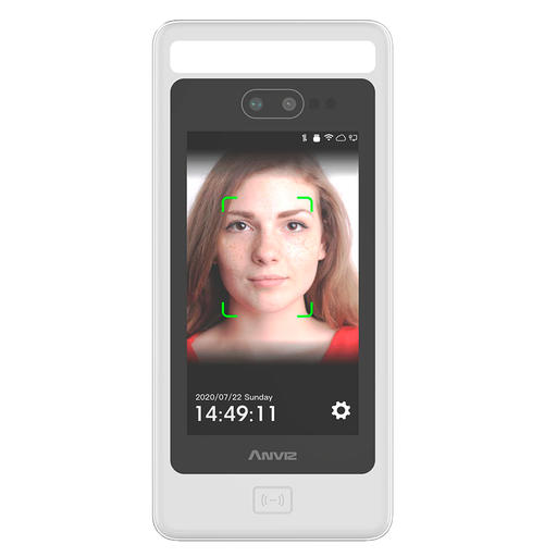 [FACEDEEP5] Anviz FACEDEEP5 - Terminal de reconocimiento facial y tarjeta EM/MF/DESFire, 50.000 caras, IP65