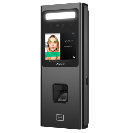 [W2-FACE] Anviz W2-FACE - Terminal de accesos y presencia facial, huella, tarjeta EM y PIN