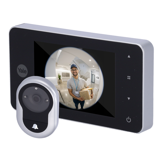 [YALE-DOORVIEWER4500-SILVER] Mirilla digital con timbre 4" 105º plata YALE-DOORVIEWER4500-SILVER
