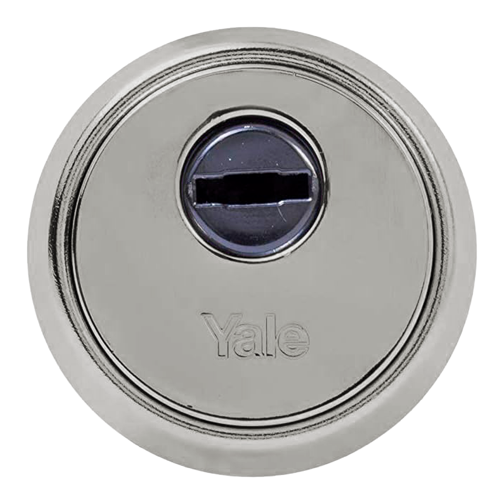 Escudo de seguridad M5 plateado para cilindro europerfil YALE-ESCUTCHEON-M5-S