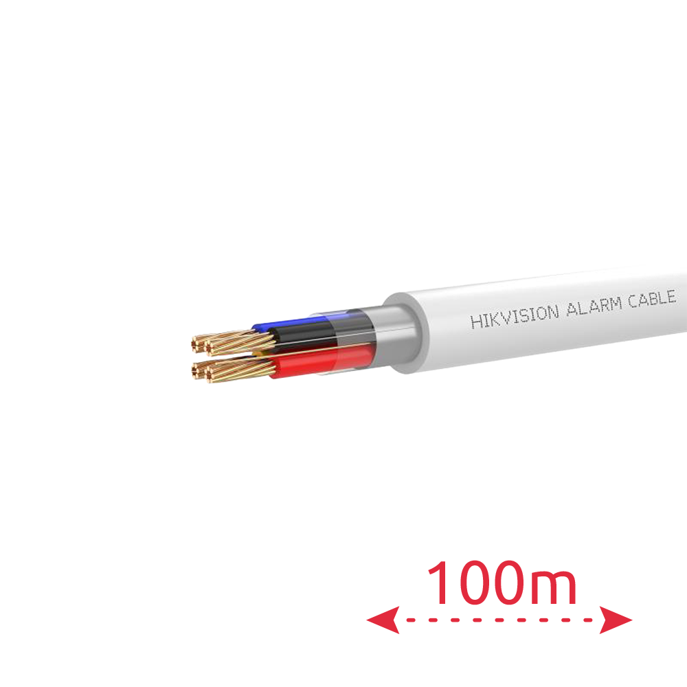 Hikvision DS-1AC4APL1 White 100m - 4 conductores de señal para sistemas complejos