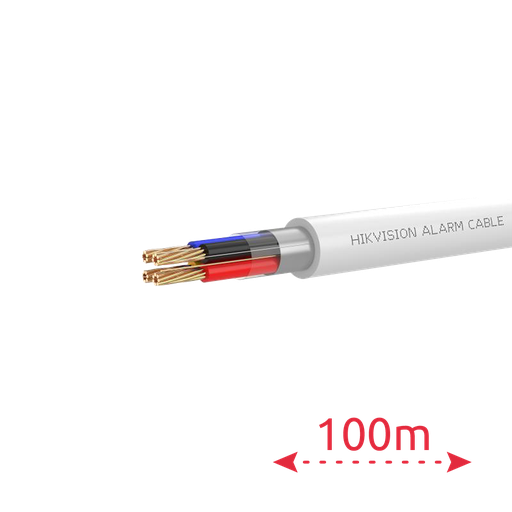 [DS-1AC4APL1 White 100m] Hikvision DS-1AC4APL1 White 100m - 4 conductores de señal para sistemas complejos
