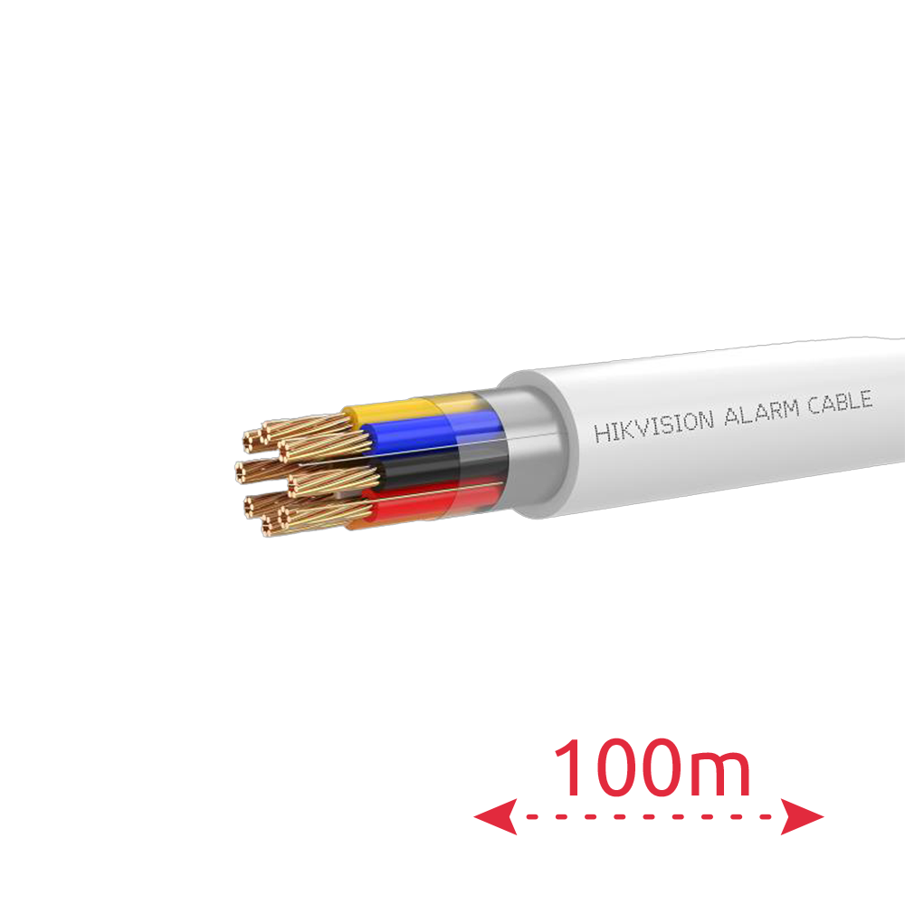 Hikvision DS-1AC8APL1 White 100m - 8 conductores de señal para sistemas complejos