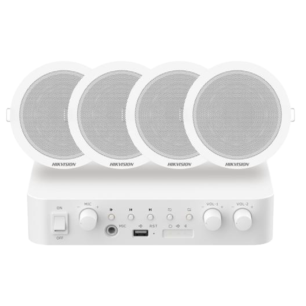 Hikvision DS-QAE0KA60206-4 - Kit de audio