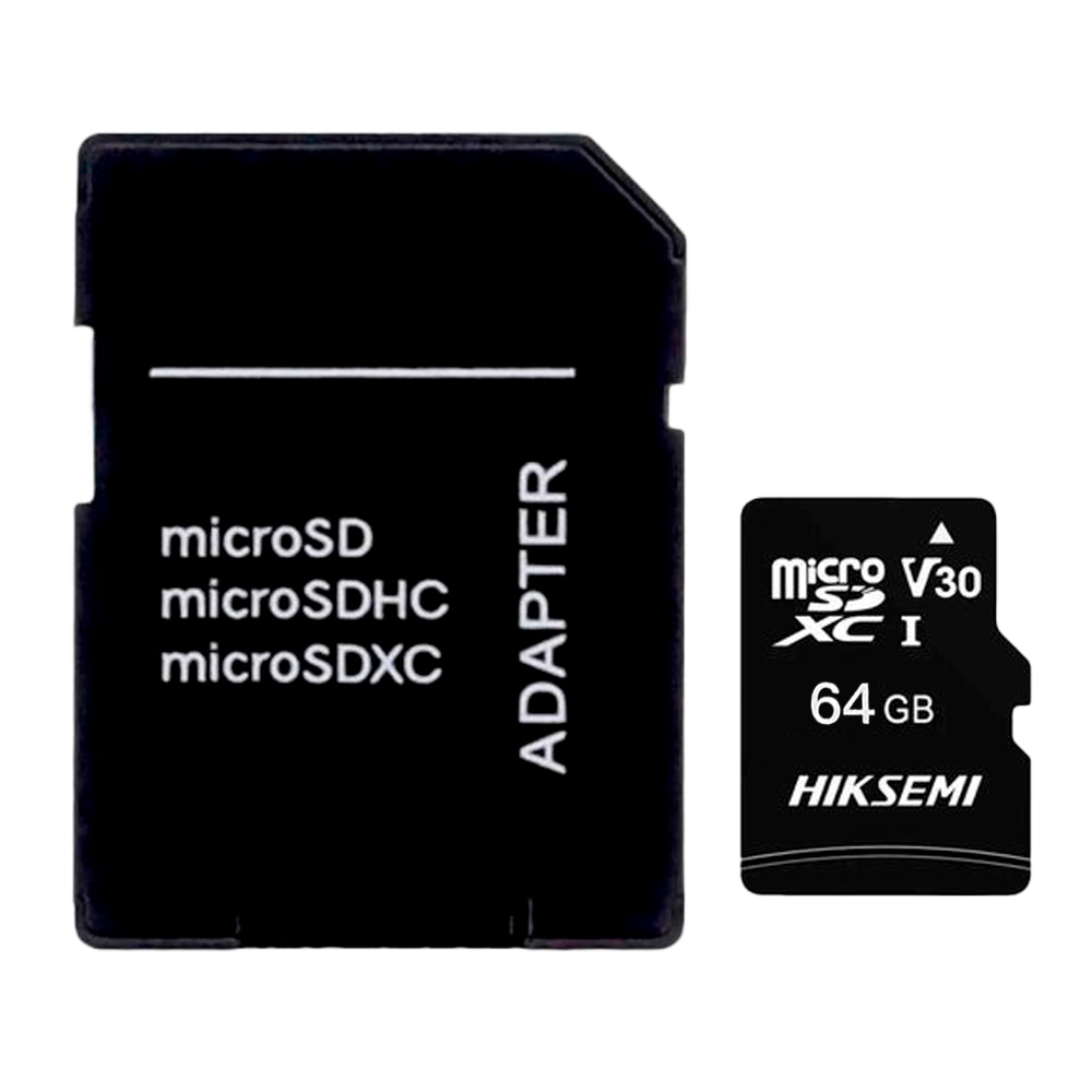 Hikvision HS-TF-C1STD-64G-A - Tarjeta microSD con adaptador