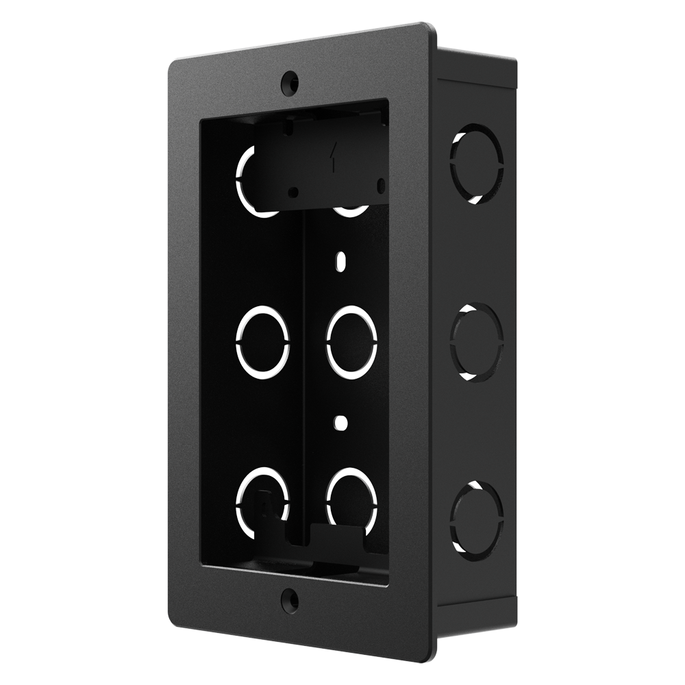 Akuvox AK-BR-R20A-BLACK-F - Panel frontal y caja de registro encastrada