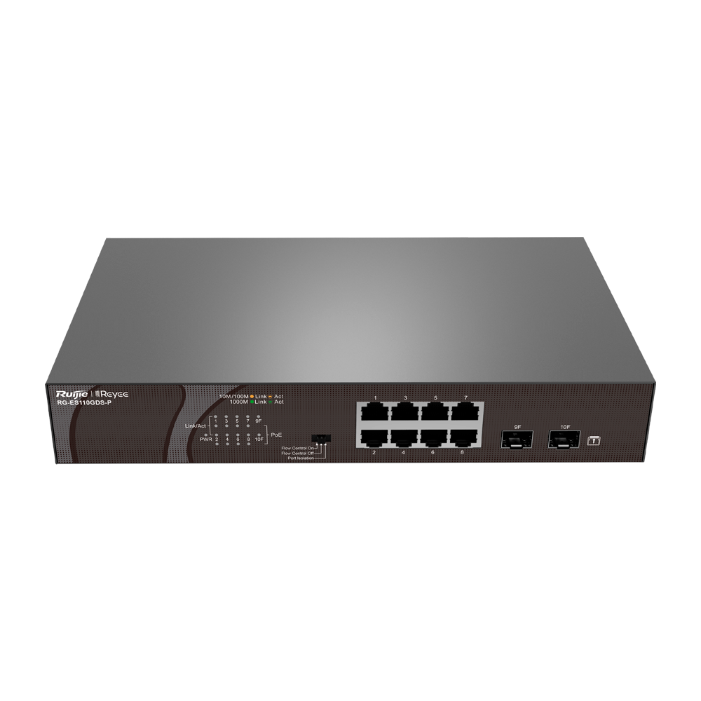 Reyee RG-ES110GDS-P - Reyee Switch PoE Sobremesa