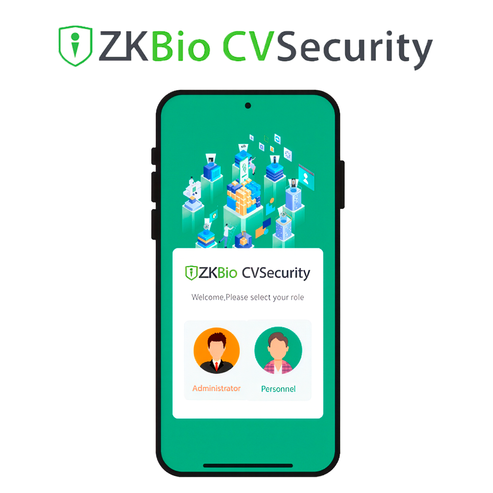 ZKTeco ZK-SOF-ZKBIOCV-MBAPP-N-PERSONNEL-ADDON - Licencia APP de ZKBio CVSecurity