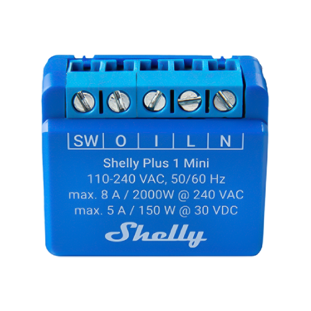 Shelly SH-PLUS-1-MINI-2PC - Relé Shelly Plus 1 Mini