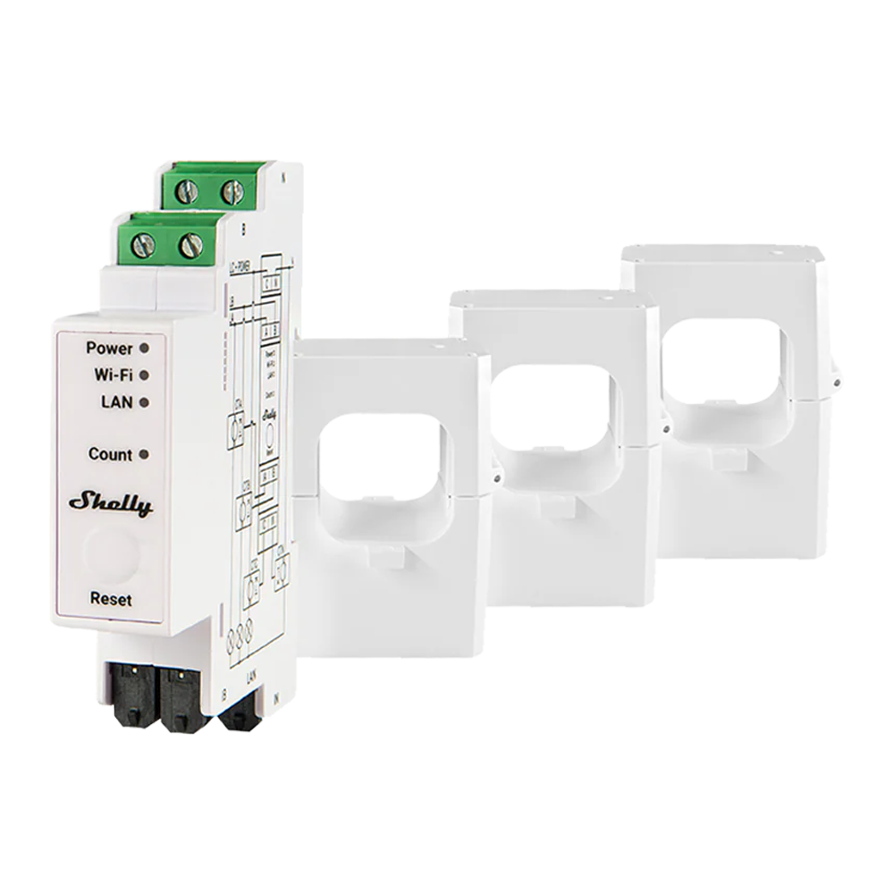 Shelly SH-PRO-3EM-400A - Shelly Pro 3EM 400A