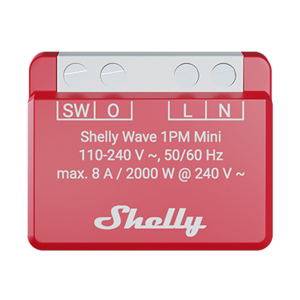 Shelly SH-WAVE-1PM-MINI-LR - Relé Shelly Wave 1PM Mini LR