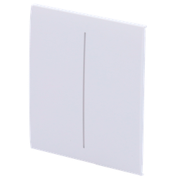 Panel táctil para interruptor de luz doble AJAX - AJ-CENTERBUTTON-2G-W