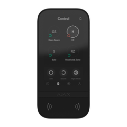 Teclado con pantalla táctil y RFID AJAX - AJ-KEYPADTOUCHSCREEN-B
