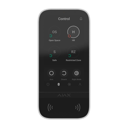 Teclado con pantalla táctil y RFID AJAX - AJ-KEYPADTOUCHSCREEN-W