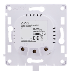 Relé para interruptor de luz inteligente doble AJAX - AJ-LIGHTCORE-2G