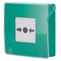 Botón manual de alarma de incendio verde AJAX - AJ-MANUALCALLPOINT-GREEN