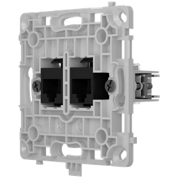 Enchufe Ethernet con dos puertos AJAX - AJ-OUTLETCORE-LAN-B