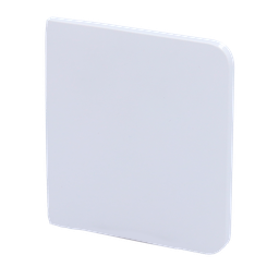 Panel táctil para un interruptor de luz AJAX - AJ-SIDEBUTTON-1G2W-W