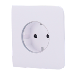 Tapa lateral para enchufe inteligente tipo F AJAX - AJ-SIDECOVER-SMART-W