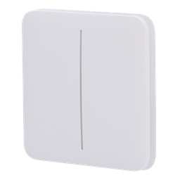 Panel táctil para interruptor de luz doble AJAX - AJ-SOLOBUTTON-2G-W