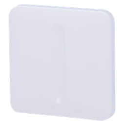 Panel táctil para interruptor de luz regulable AJAX - AJ-SOLOBUTTON-DIMMER-W