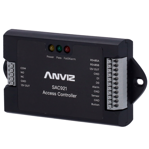 Anviz SAC921 - Controladora de accesos 1 puerta, WiFi y TCP/IP, PoE